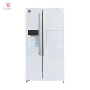 یخچال فریزر ساید بای ساید دوو 28 فوت سری پارامو مدل D4S-2915MW سفید متالیک