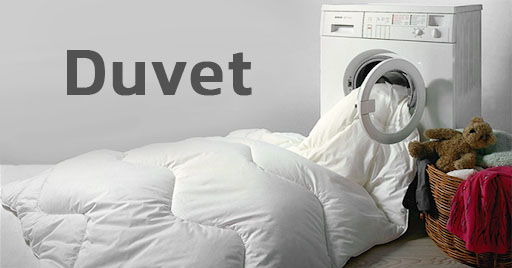 duvet در لباسشویی